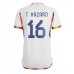 Billige Belgien Thorgan Hazard #16 Udebane Fodboldtrøjer VM 2022 Kortærmet